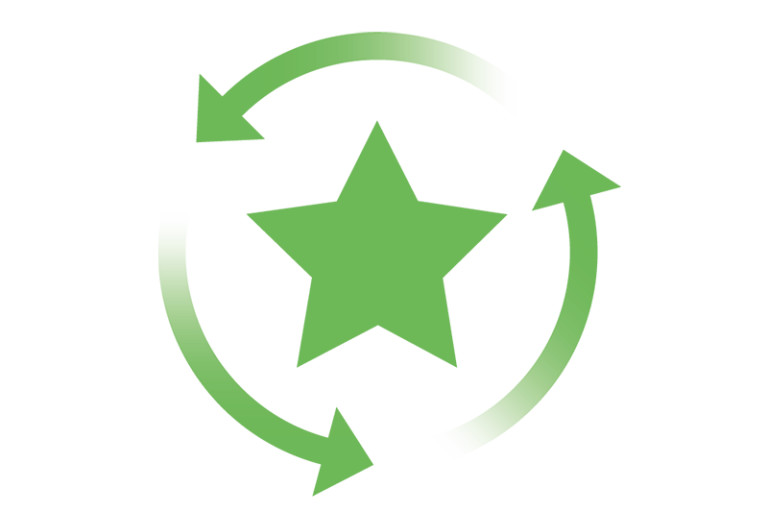 We’ve introduced new ‘Sustainability Stars’ trails at all our trade shows!